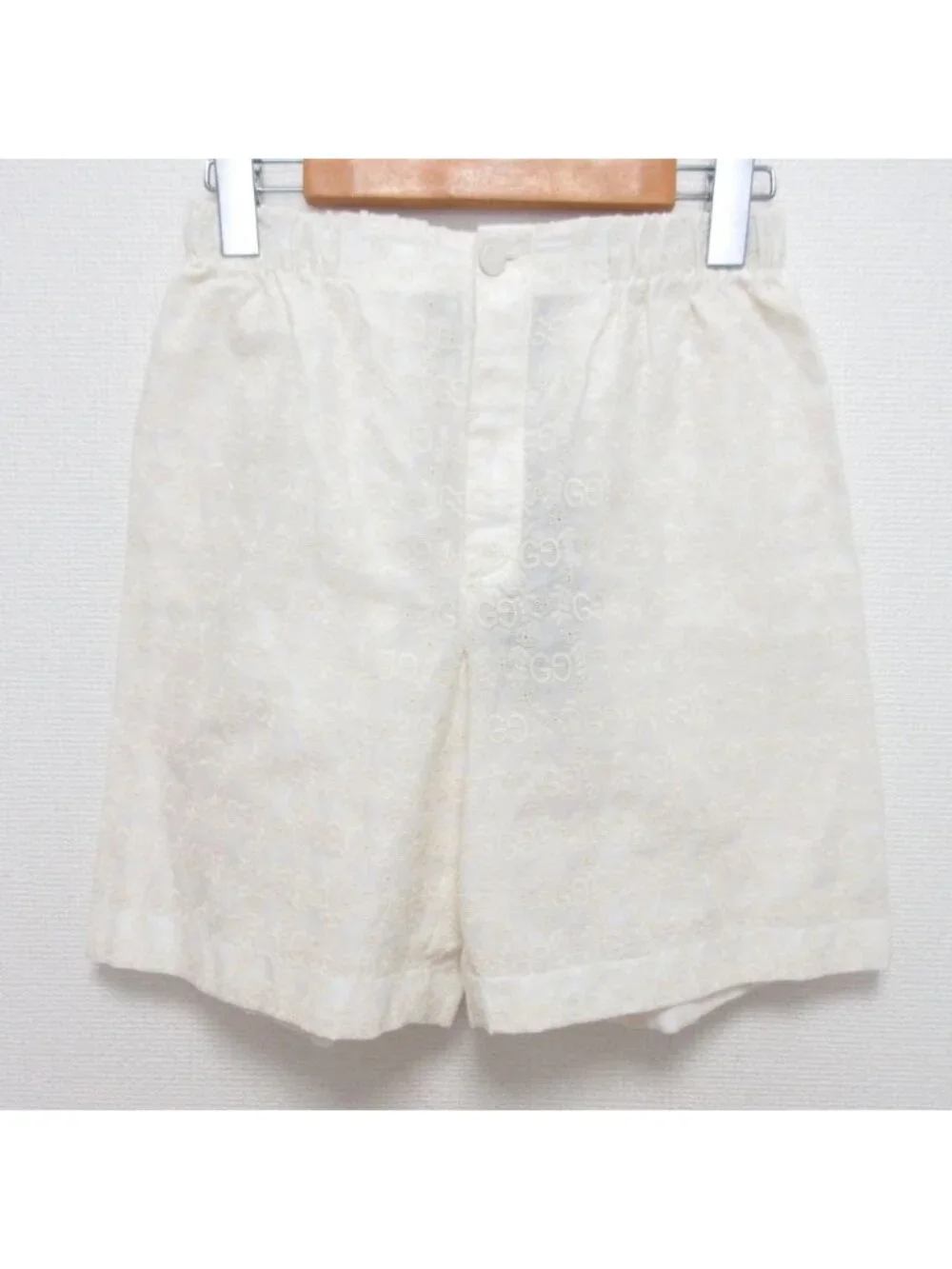 Gucci GG Jacquard Shorts White 36